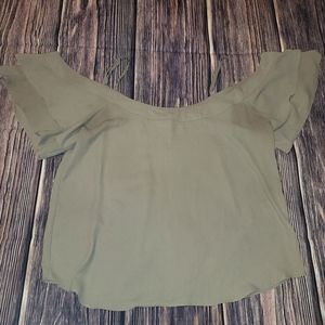 New York & Company Cold Shoulder Blouse